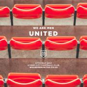 Martin Smith, Noel Robinson & Robin Mark For We Are Men United Event At Stoke City Stadium