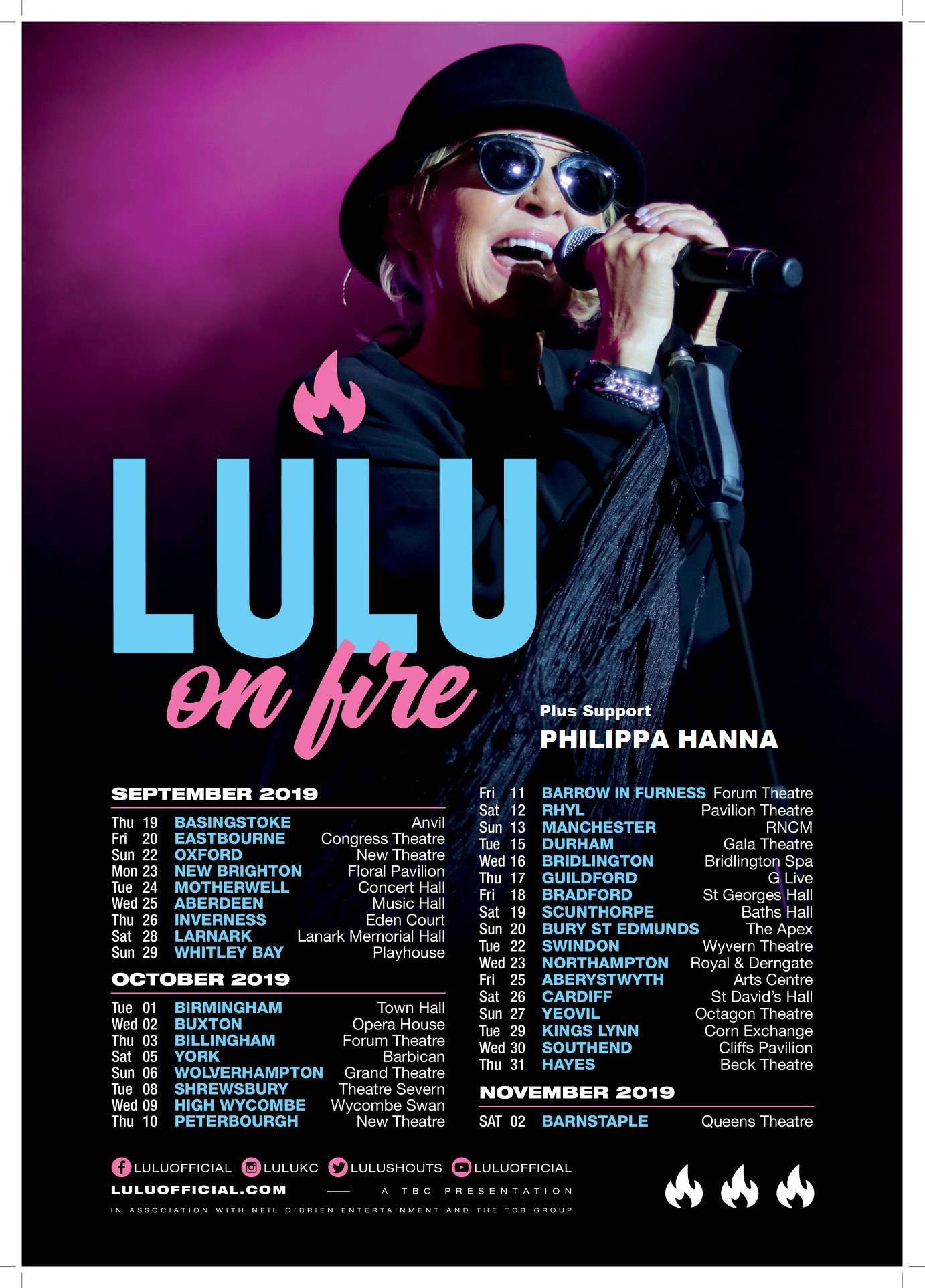 Philippa Hanna To Tour With Legendary Pop Icon Lulu