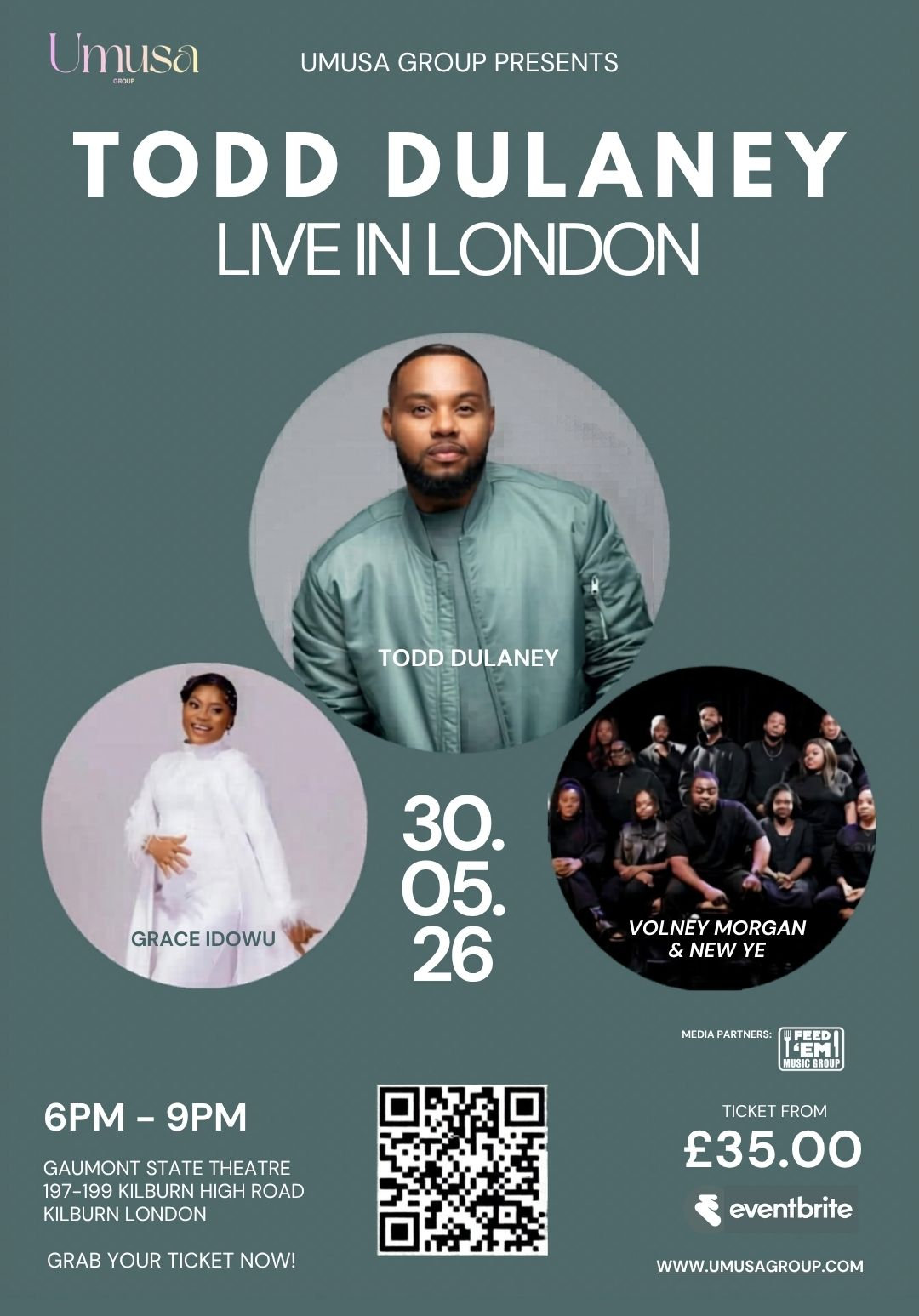 Todd Dulaney Live in London: Elohim - A Night of Worship & Praise with Grace Idowu, Volney Morgan & New-Ye and Hope City Choir