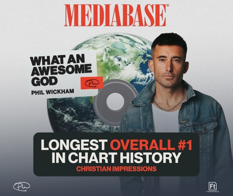 Phil Wickham Breaks Mediabase Record with No. 1 Song
