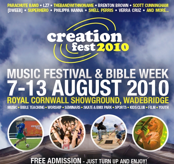 Free UK Music Festival 'Creation Fest 2010' Confirms Strong Lineup