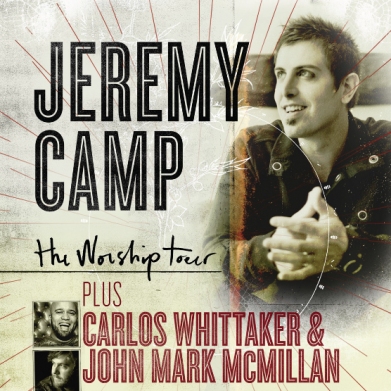 Jeremy Camp Announces 'The Worship Tour' With Carlos Whittaker and John Mark McMillan