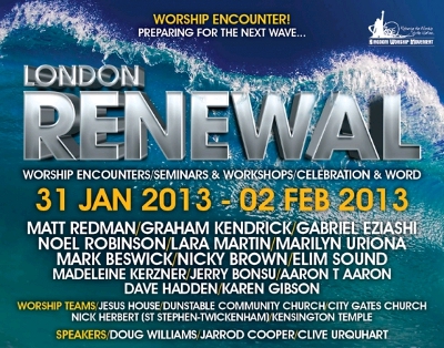 London Renewal Event To Include Noel Robinson, Matt Redman & Graham Kendrick