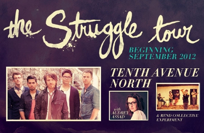 Tenth Avenue North Announce 'The Struggle Tour' With Audrey Assad & Rend Collective